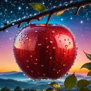 Fresh and Healthy Red Delicious Apple Object