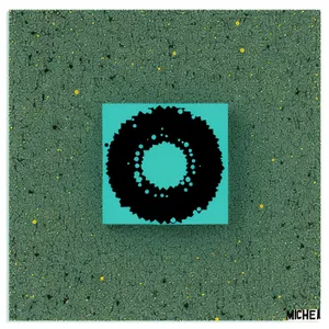 Vintage grunge texture of old microprocessor chip.