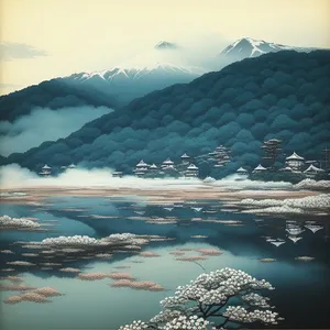 Serenity by the Sea: Coastal Waters and Majestic Mountains