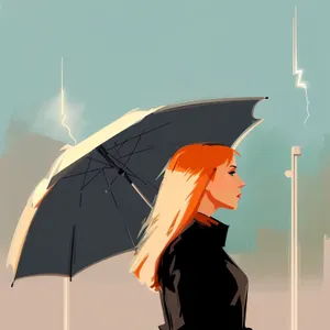 Secure Coverage: Open Umbrella for Weather Protection