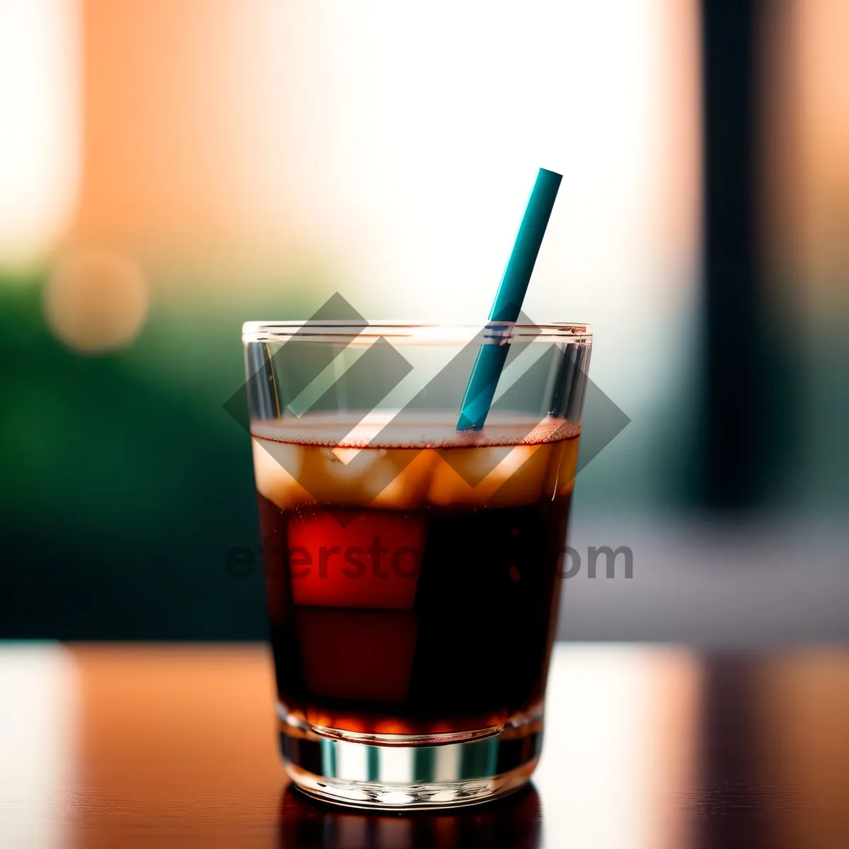 Picture of Refreshing Wine Cocktail in Glass