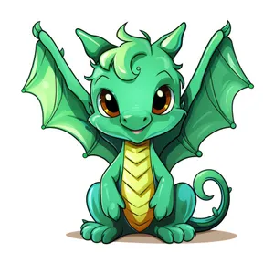 Cute Cartoon Animal Clip Art Illustration