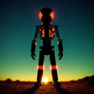 Cartoon East Wind Man - 3D Render