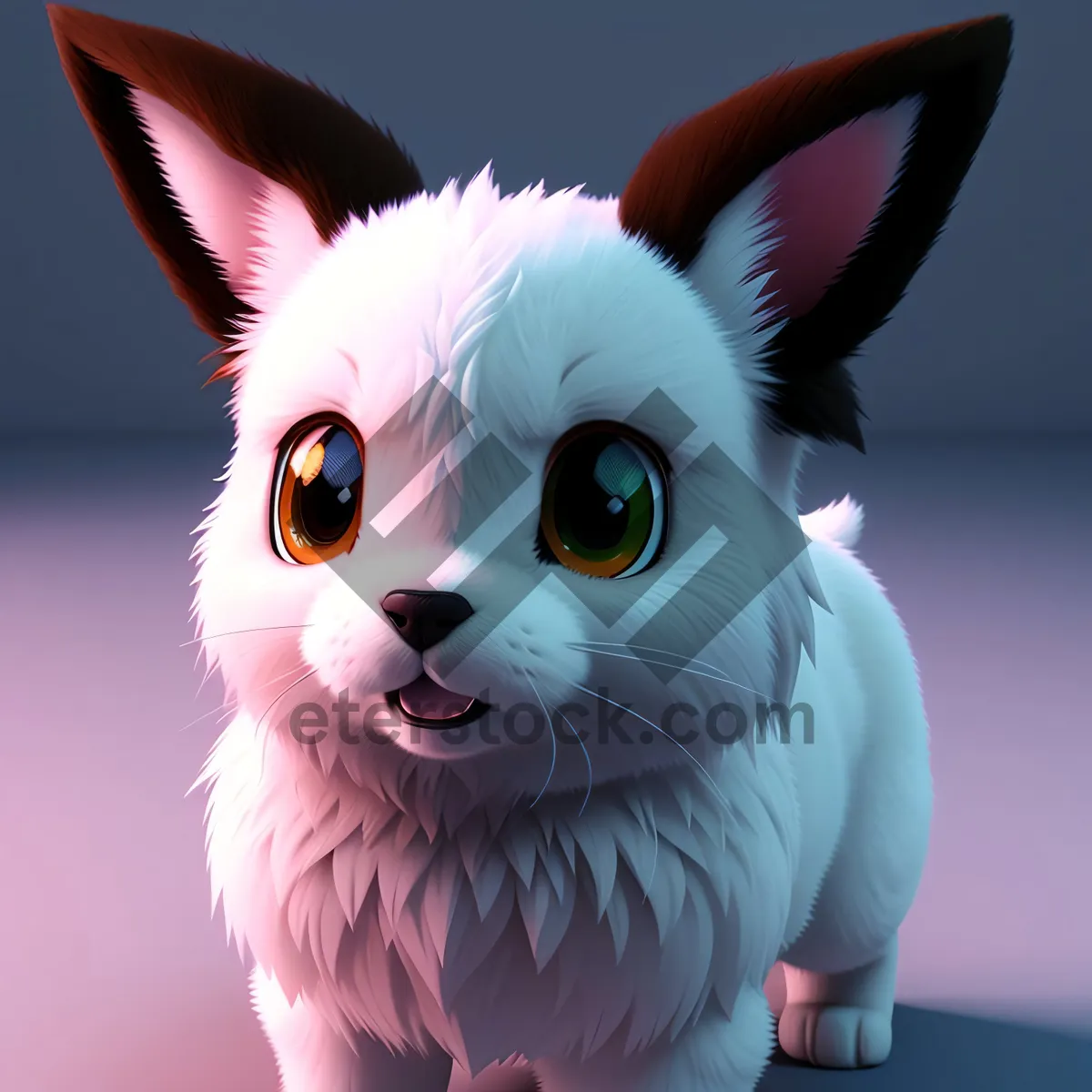 Picture of Cute Furry Fluffball with Whiskers