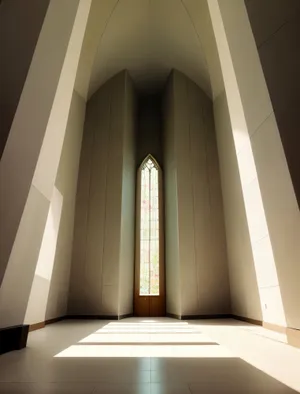 Timeless Tranquility: Captivating Cathedral Interior