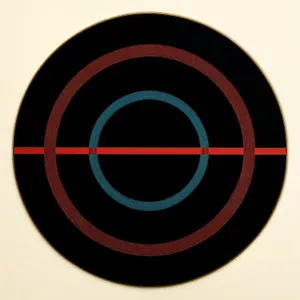 Black Round 3D Web Button Icon Design