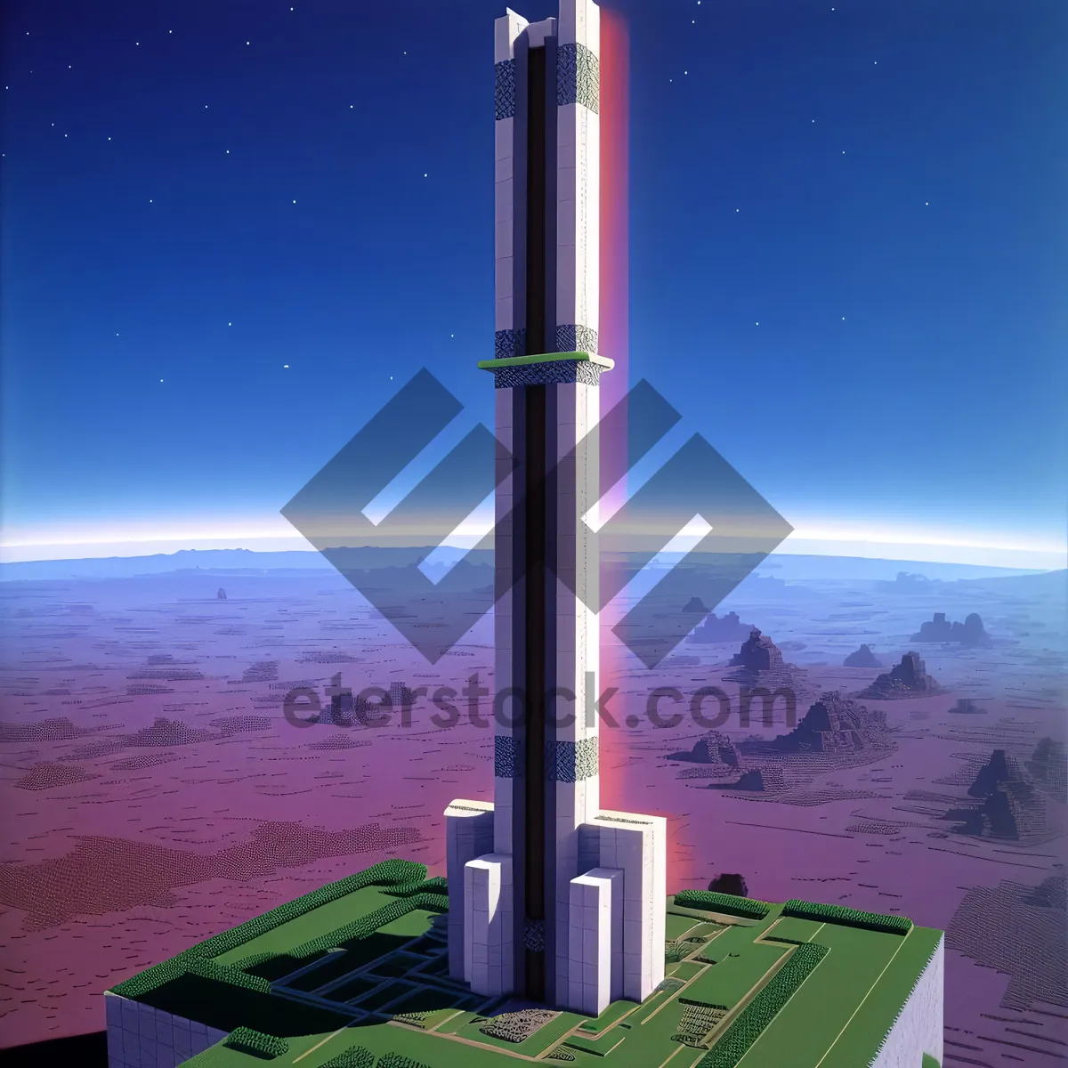 Picture of Skyrocket Tower: Iconic Architectural Missile Structure