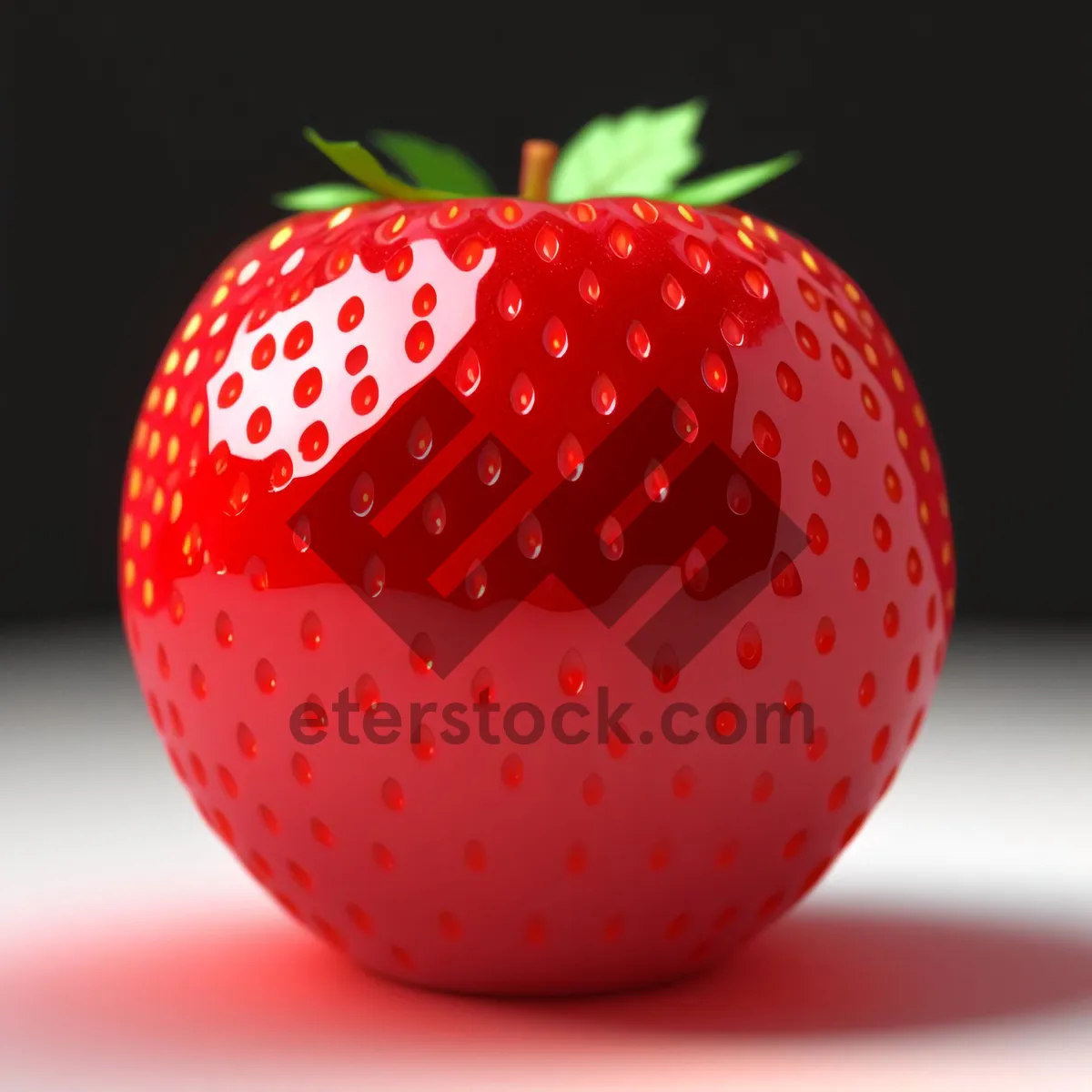 Picture of Fruitful Greens: Refreshing Organic Strawberry Delight!