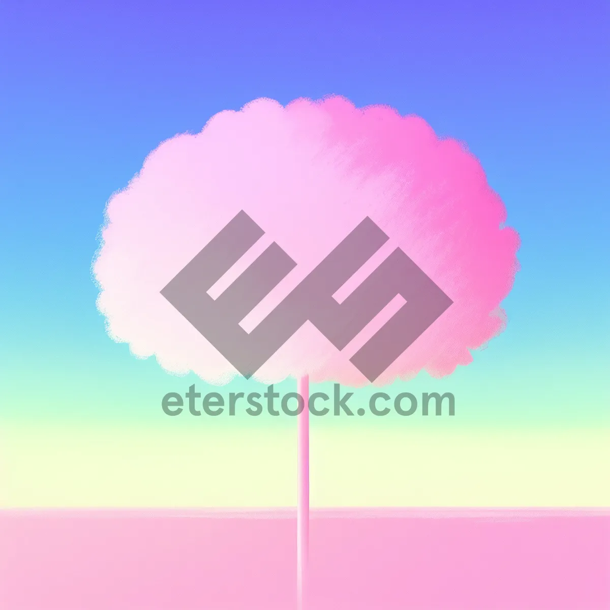 Picture of Pink Clouds: Artistic Design with Colorful Breeze