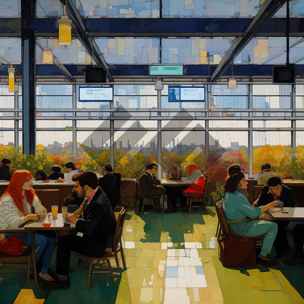 Picture of Modern Business Classroom Interior