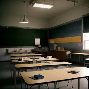 Modern office interior with stylish furniture and abundant natural light