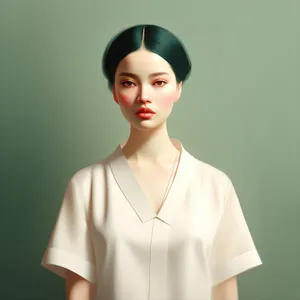 Happy professional businesswoman with a confident smile.