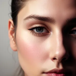 Radiant Beauty: Alluring Facial Skincare Portrait