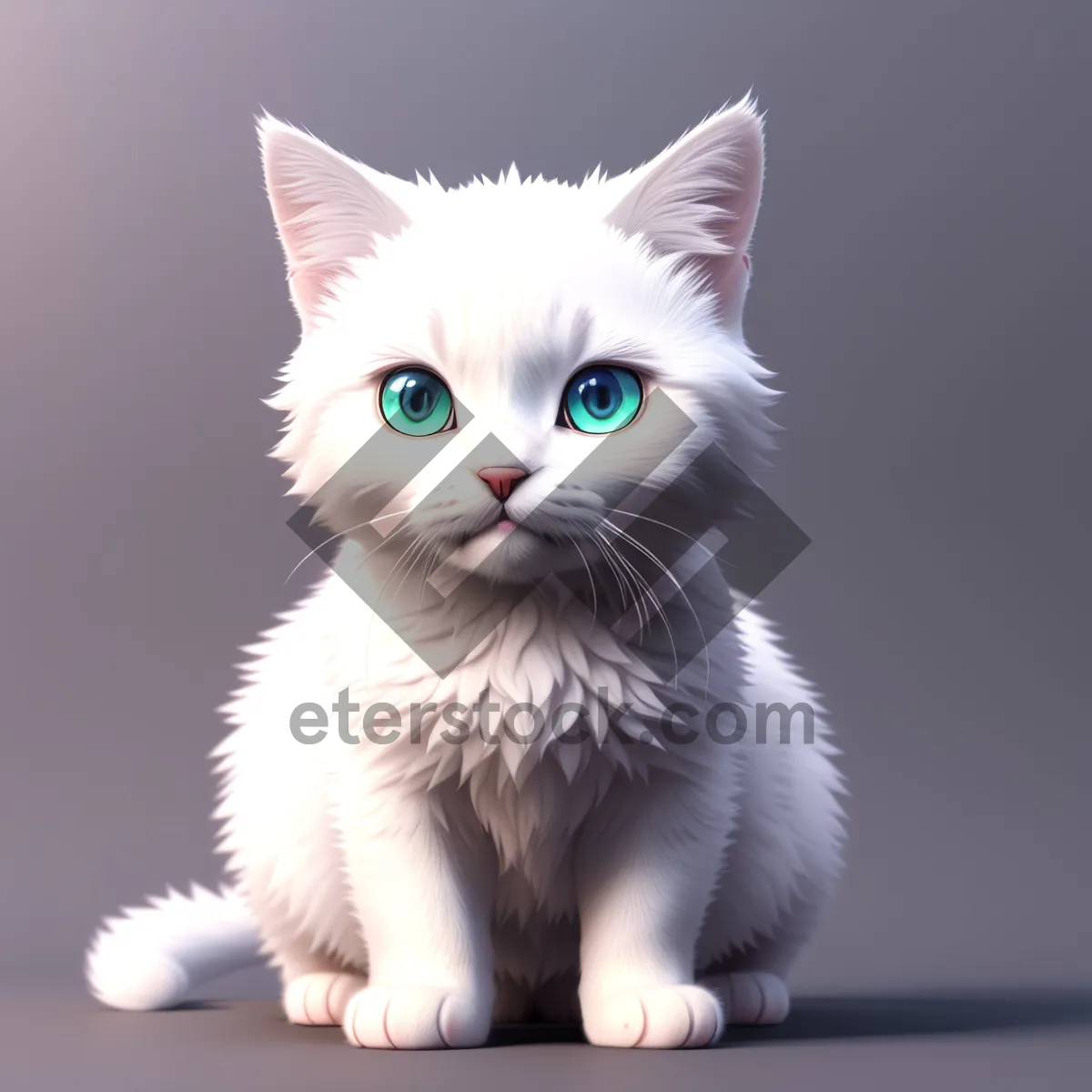 Picture of Playful Tabby Kitty with Curious Eyes
