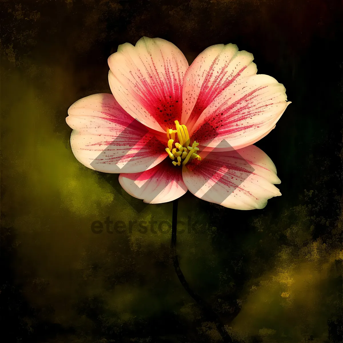 Picture of Vibrant Pink Blooming Botanical Shrub