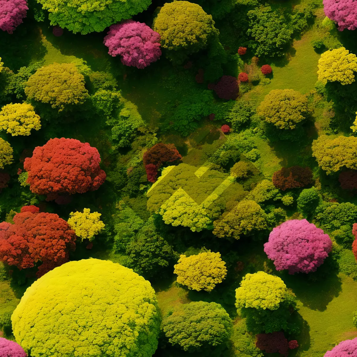 Picture of Blooming hydrangea in vibrant garden