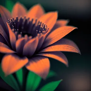 Vibrant Yellow Lily Petal Pinwheel in Blossom