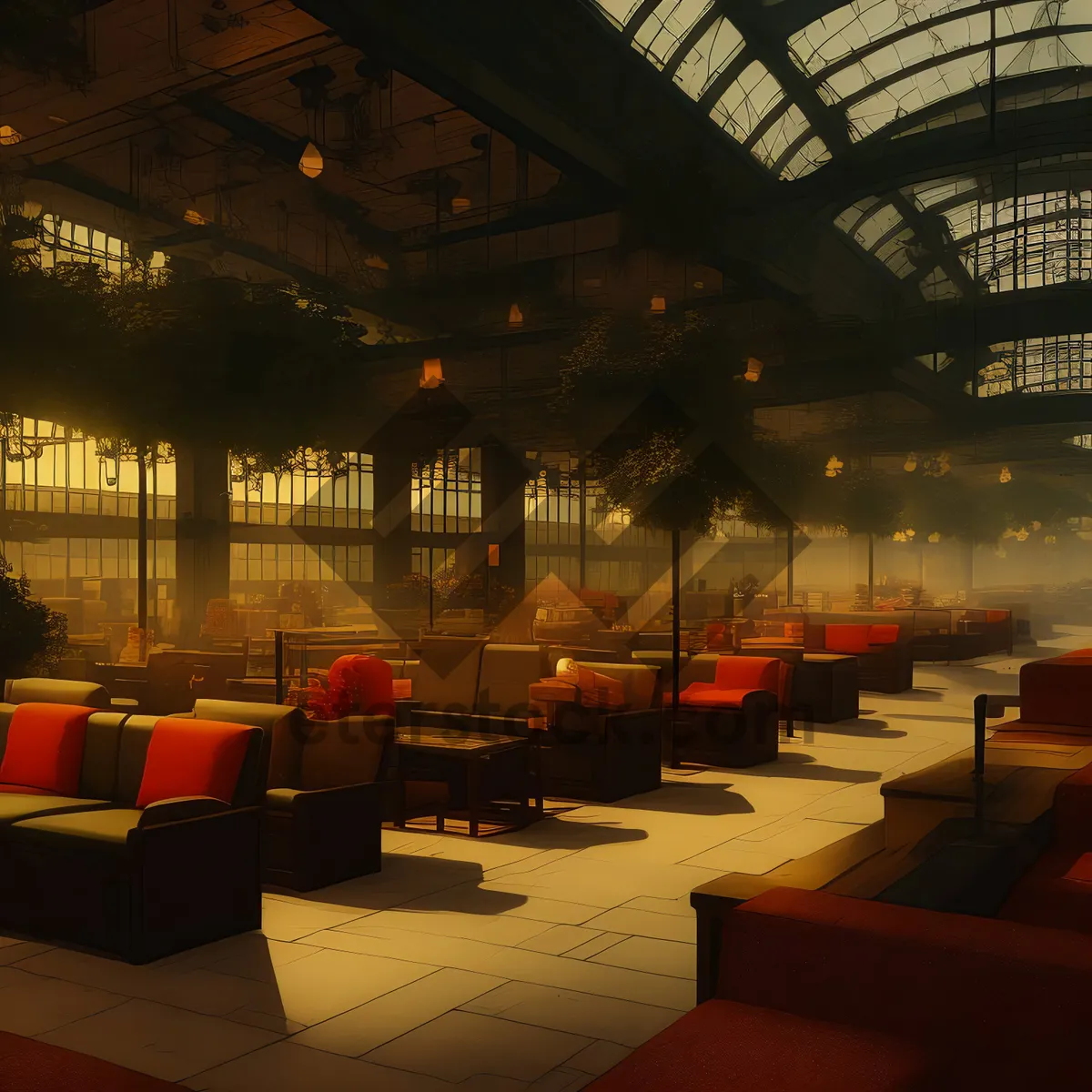 Picture of Modern Hall with Sleek Interior Design