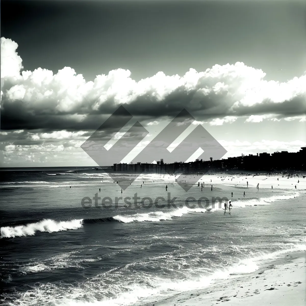 Picture of Tranquil Tropical Waterscape under Sunny Skies