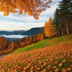 Autumn Bliss in the Colorful Highland Meadow