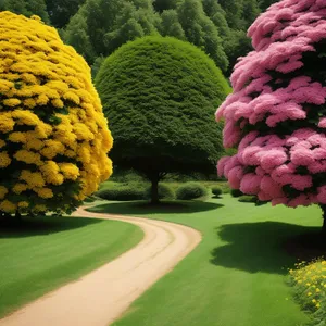 Rural Landscape with Custard Apple Tree and Grass