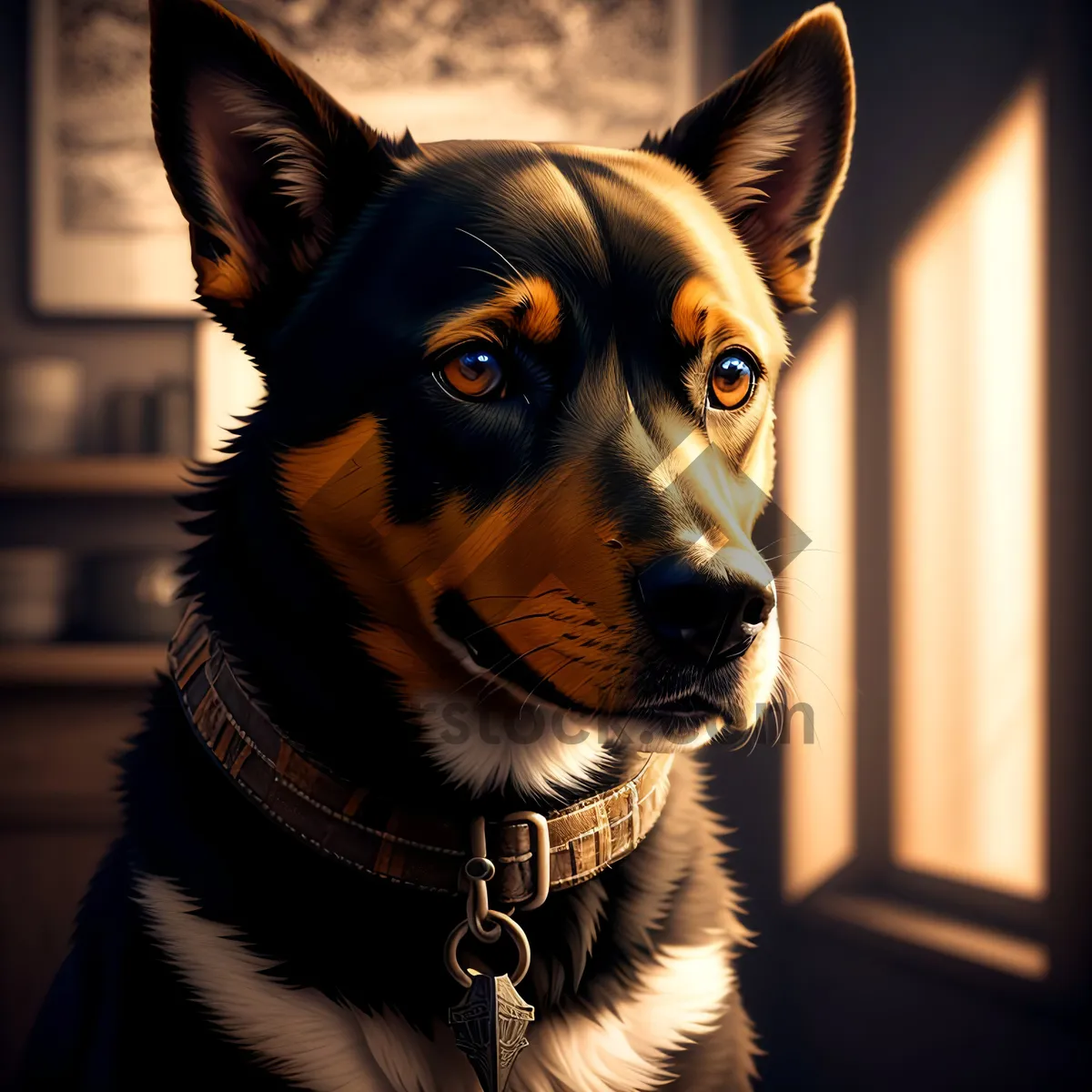 Picture of Adorable Shepherd Dog: A Loyal and Beautiful Canine Companion