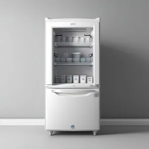 Modern 3D Refrigerator with Key Mechanism