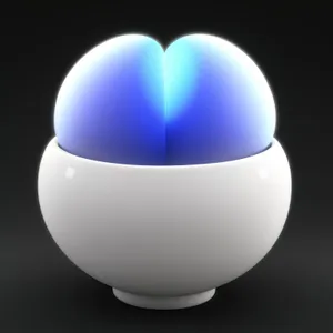 Vibrant Glass Sphere Web Button Set