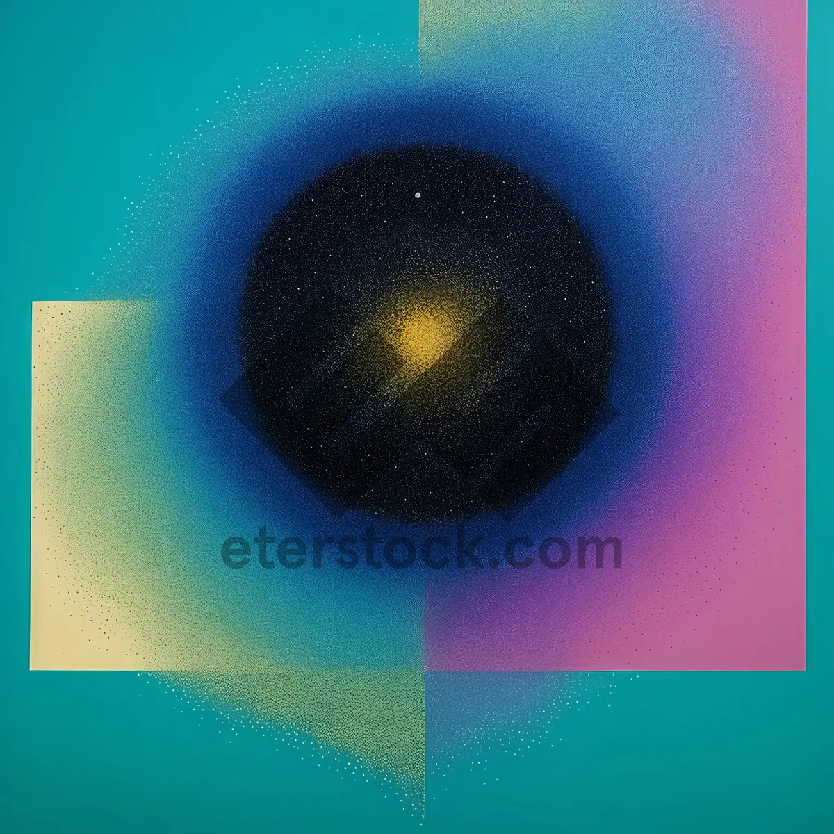 Picture of Colorful graphic design with bright circle shapes