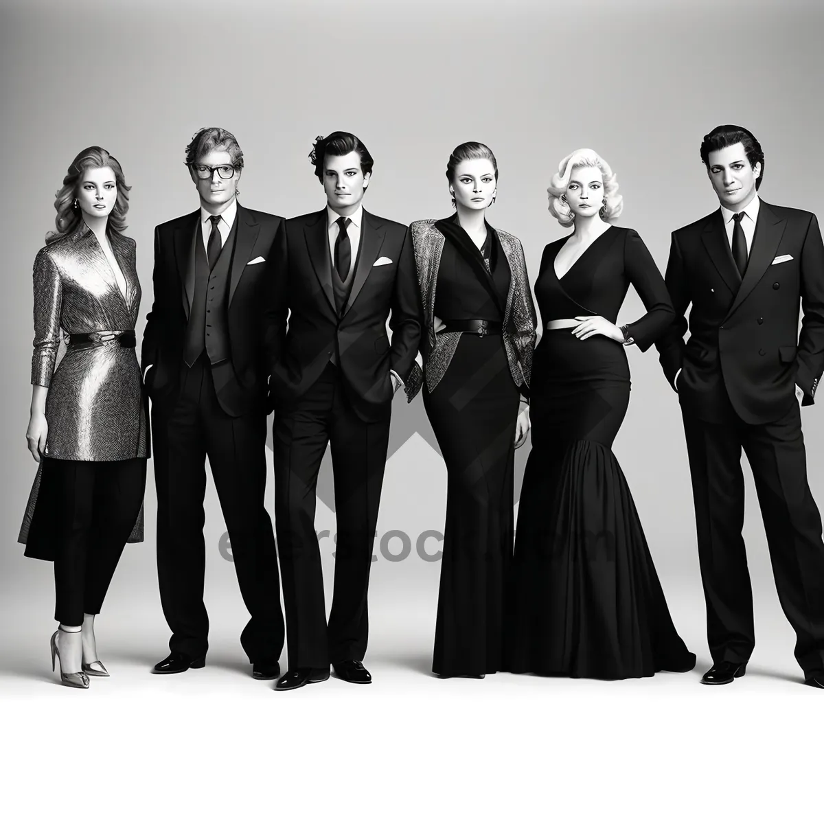 Picture of Successful Corporate Team in Business Attire