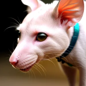 Adorable Furry Kitten With Innocent Eyes