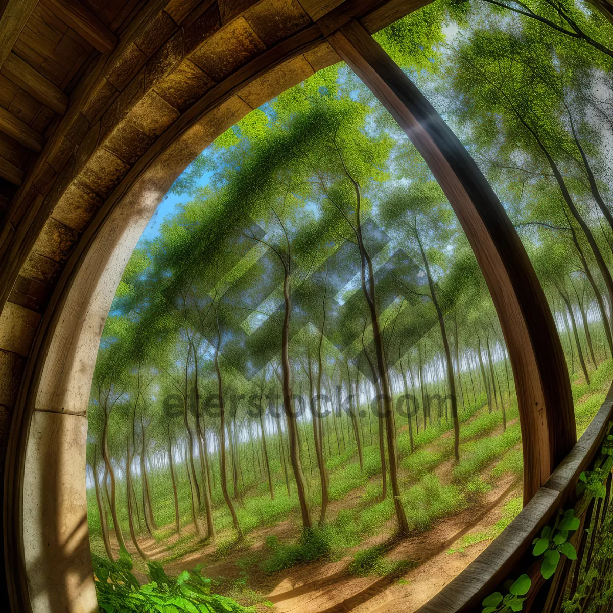 Picture of Winery Barrel Container: Authentic Oak Aging for Fine Wine