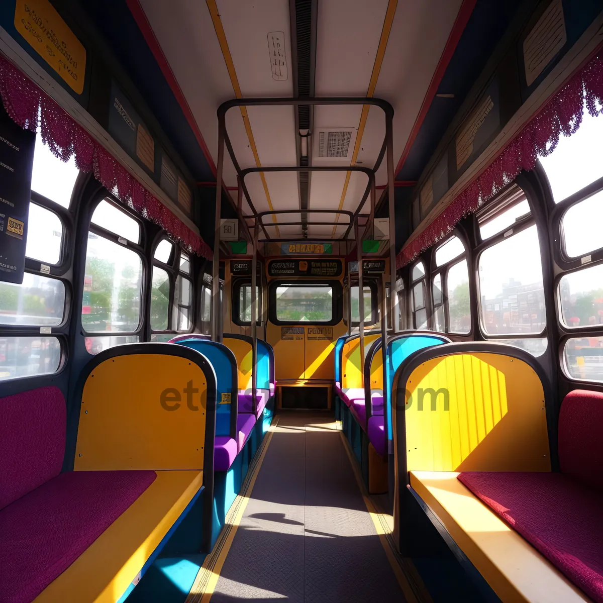 Picture of Urban Metro Station with Empty Glass Windows