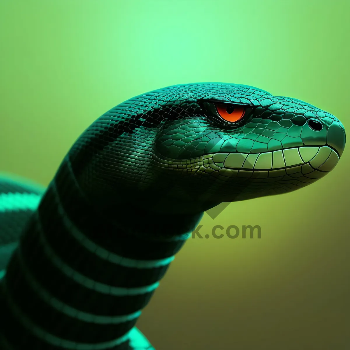 Picture of Green Mamba: Slithering Thunder in the Wild