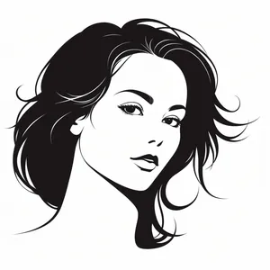 Creative Cartoon Haircut Design Drawing