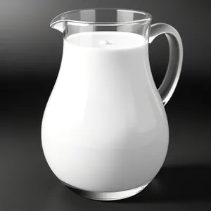 Morning Refreshment: Hot Tea in a Glass Jug