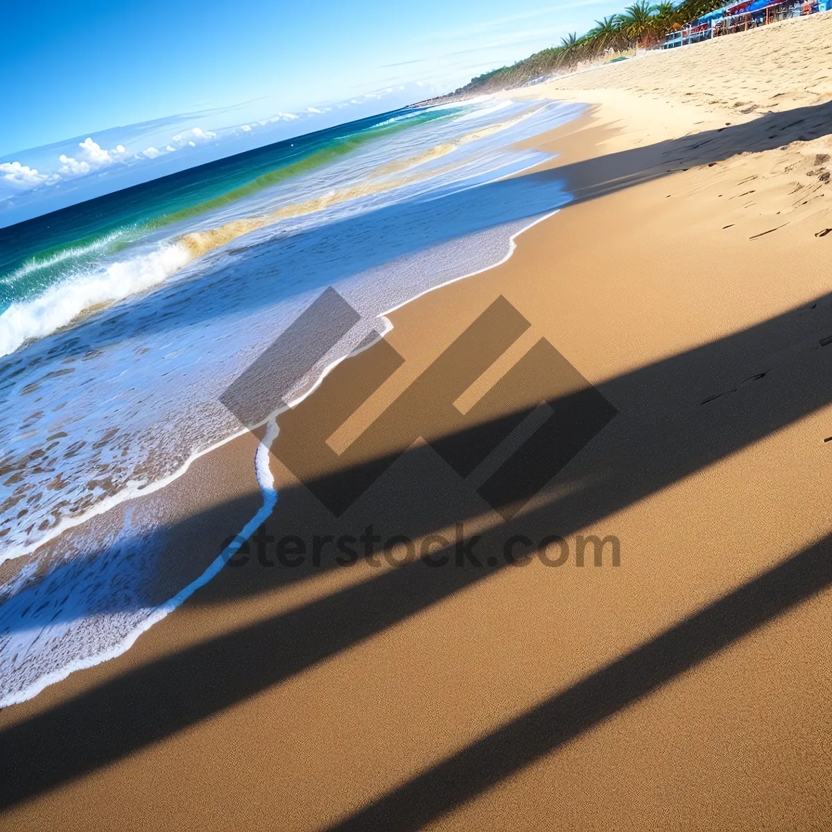 Picture of Sandy Paradise: Beachside Bliss under the Sun