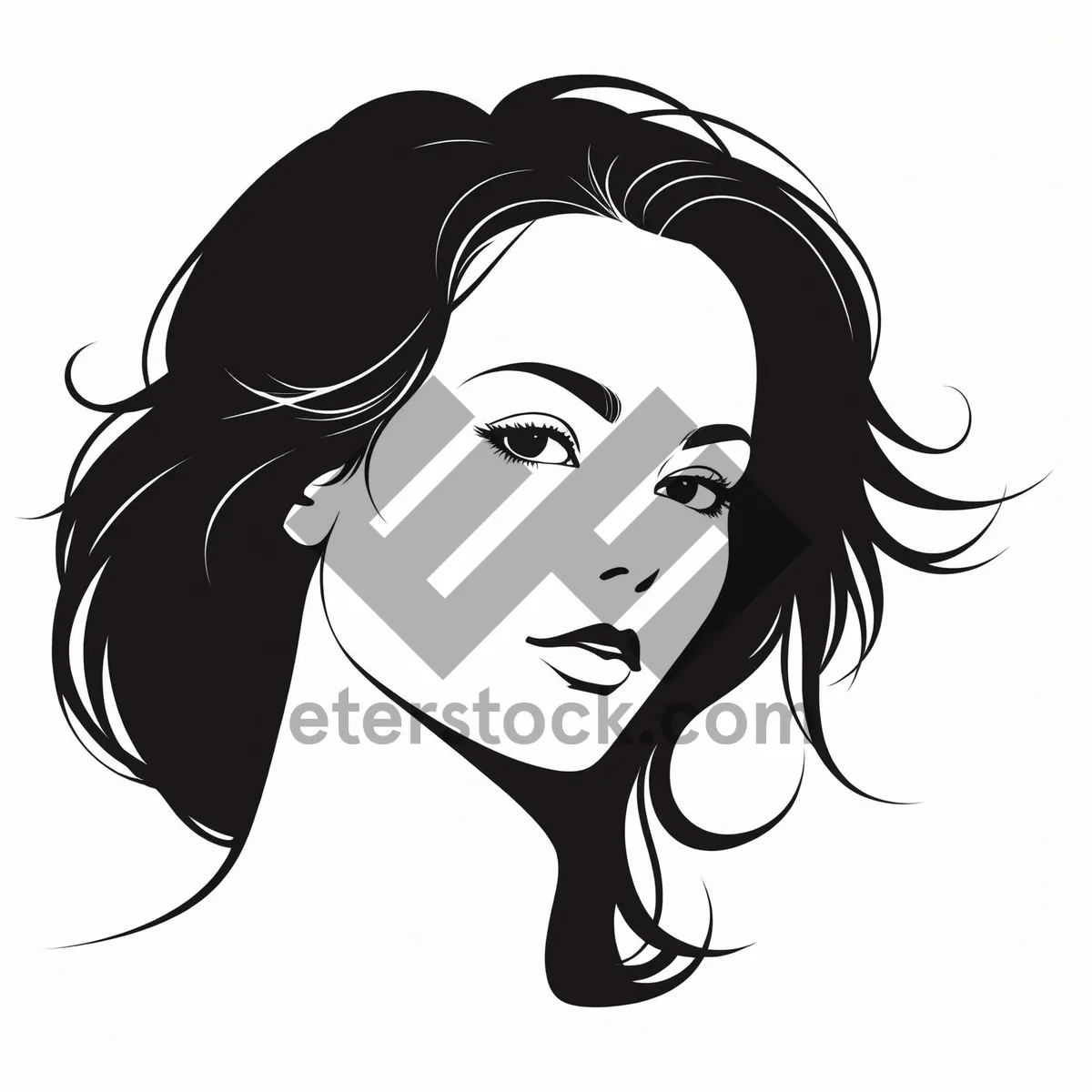Picture of Creative Cartoon Haircut Design Drawing