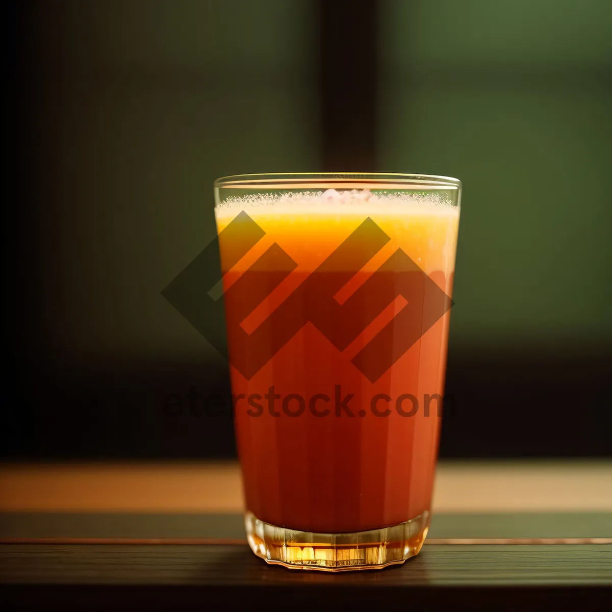 Picture of Golden Frothy Lager in Glass