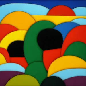 Yellow flag design graphic art symbol