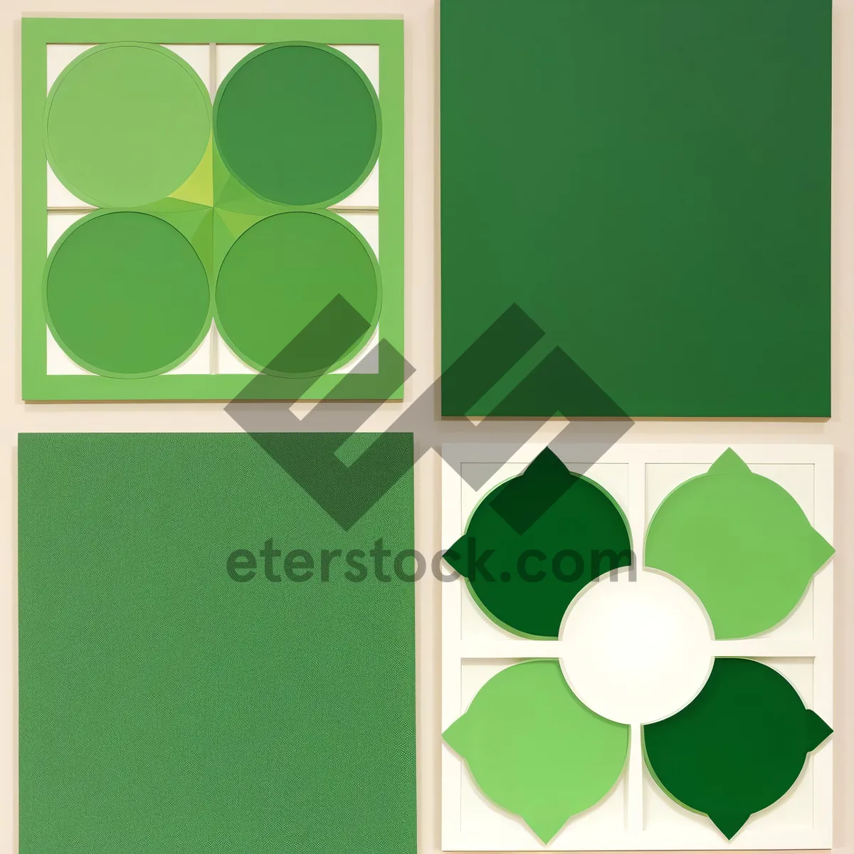 Picture of Clover-inspired Bright Stationery Pattern