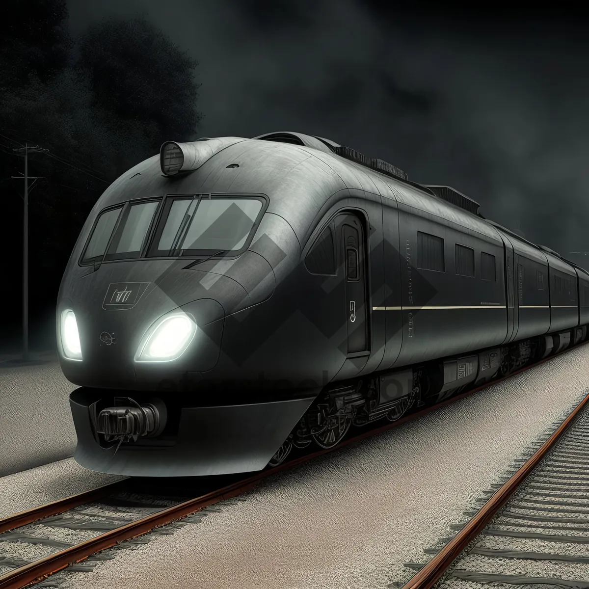 Picture of High-Speed Rail in Urban Transit Network