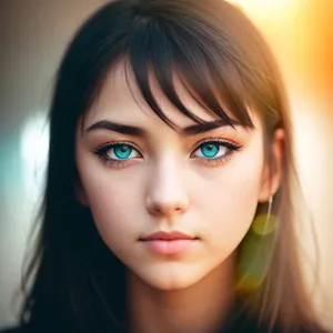 Exquisite Doll: Alluring Beauty in Close-up