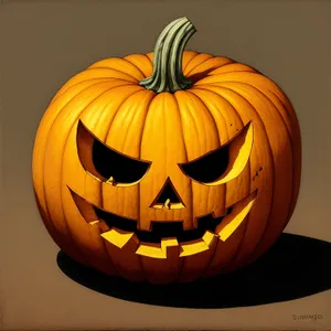 Harvest Halloween Jack-O'-Lantern Decoration