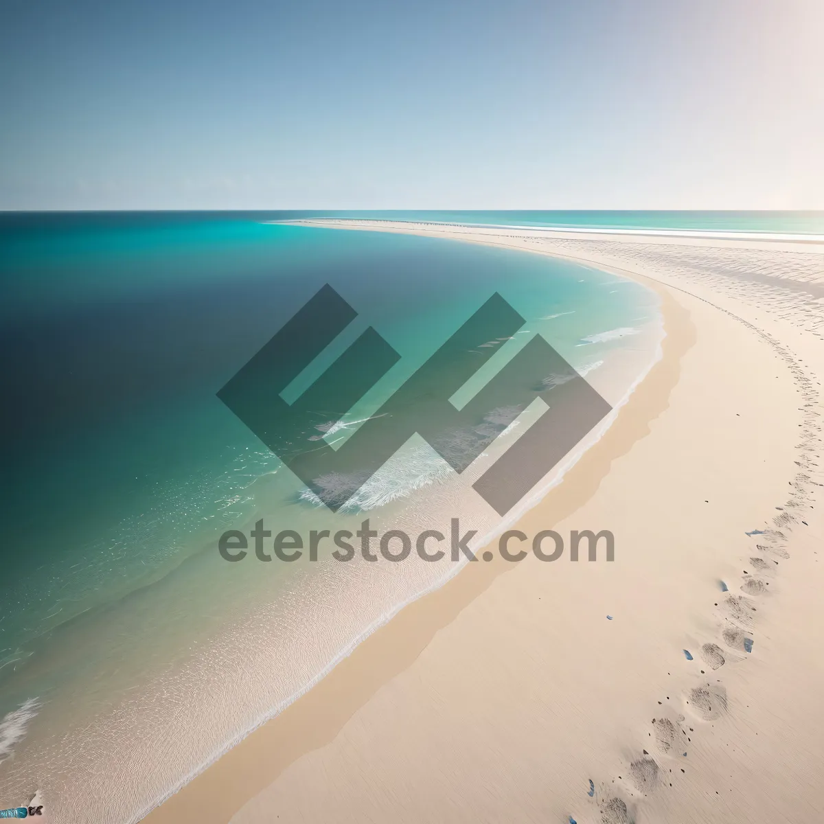 Picture of Turquoise Waters: Dune Coastline Oasis