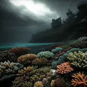 Colorful Coral Reef Underwater Dive