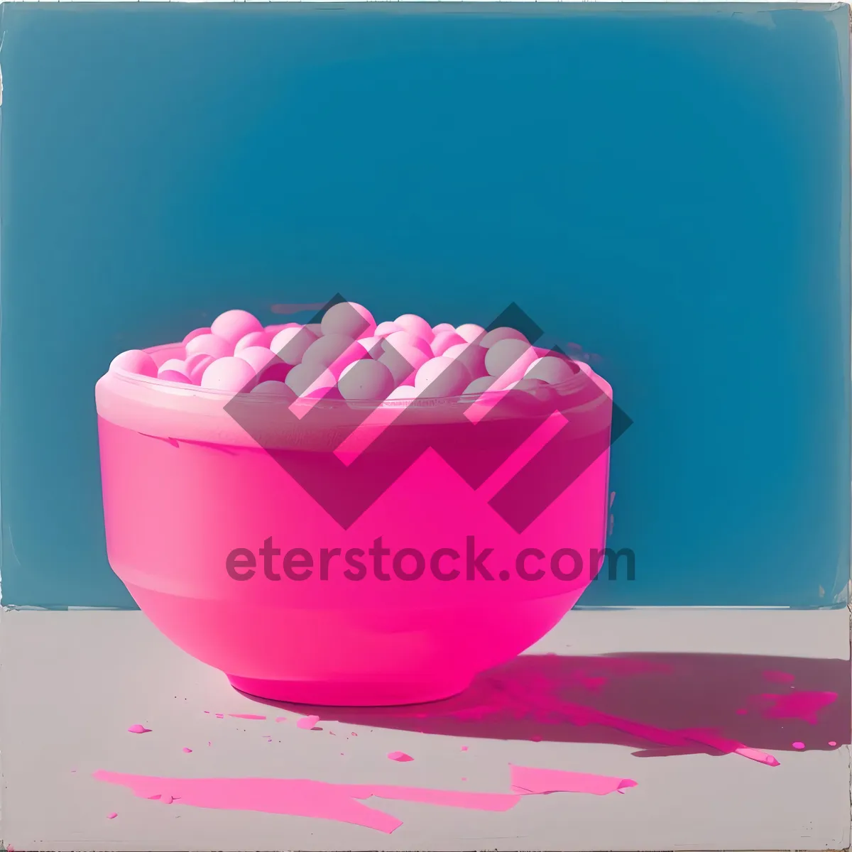 Picture of Sweet Pink Cupcake with Decorative Frosting