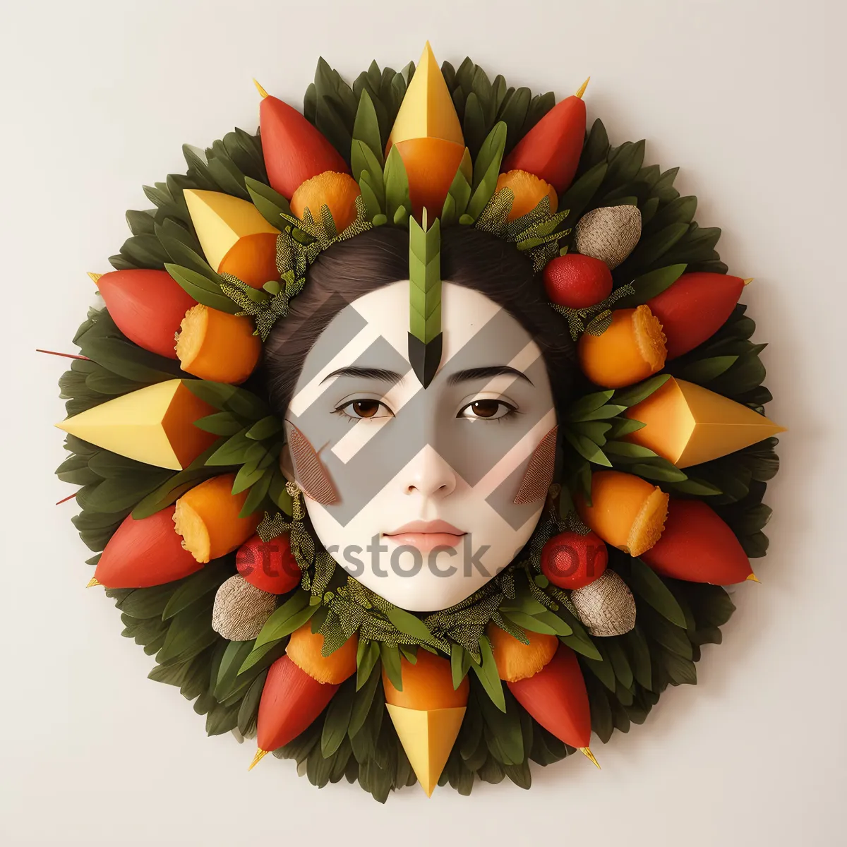 Picture of Vibrant Carrot Bouquet amidst Sunflowers and Flowers