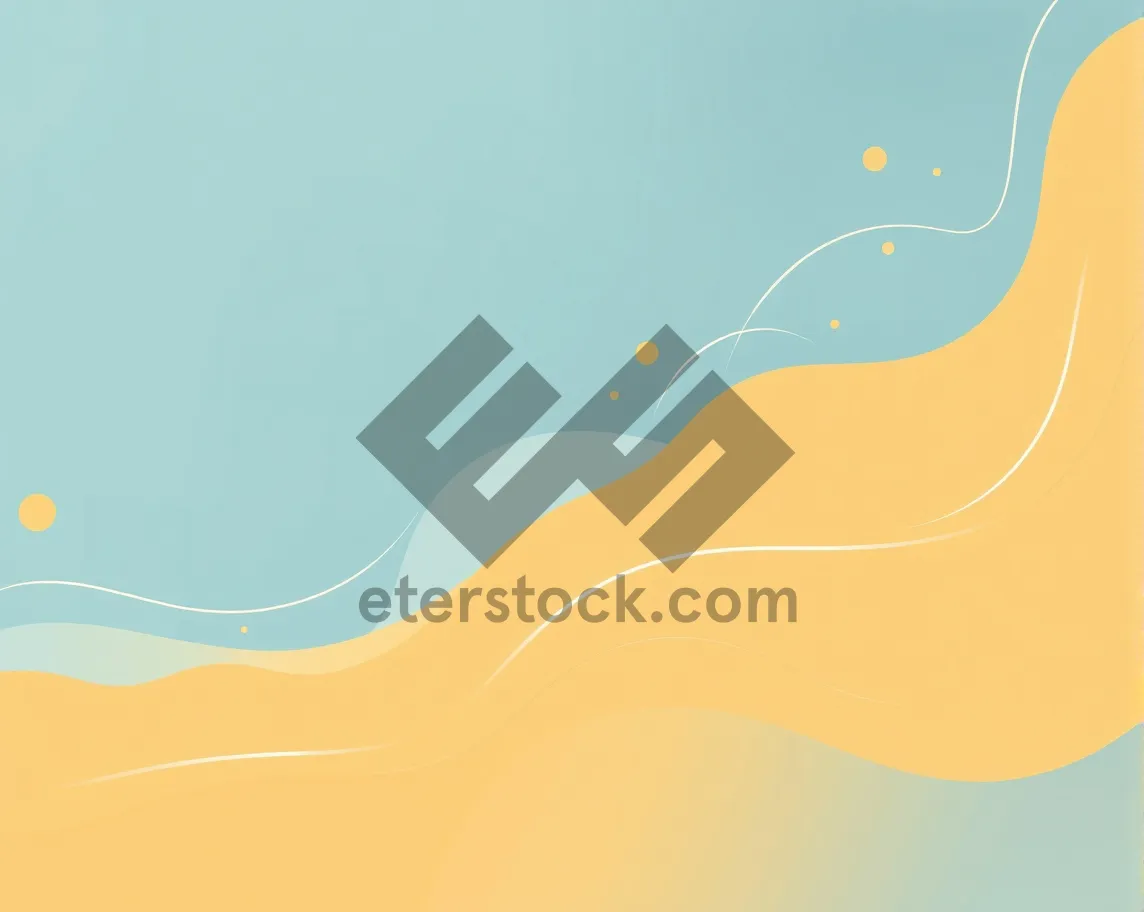 Picture of Modern graphic design with abstract color waves concept.