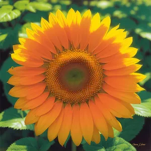 Sunflower Blossom in Vibrant Summer Field